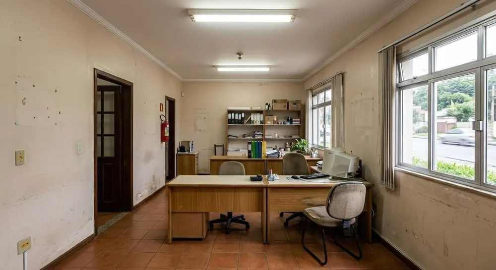 Espaço comercial antes da pintura