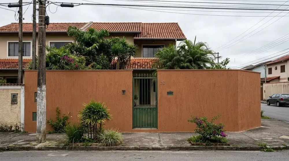 Muro depois da restauração